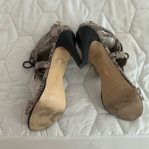 Snake print sandals - Picture 6 of 9